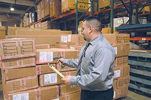 logistics scanning warehouse